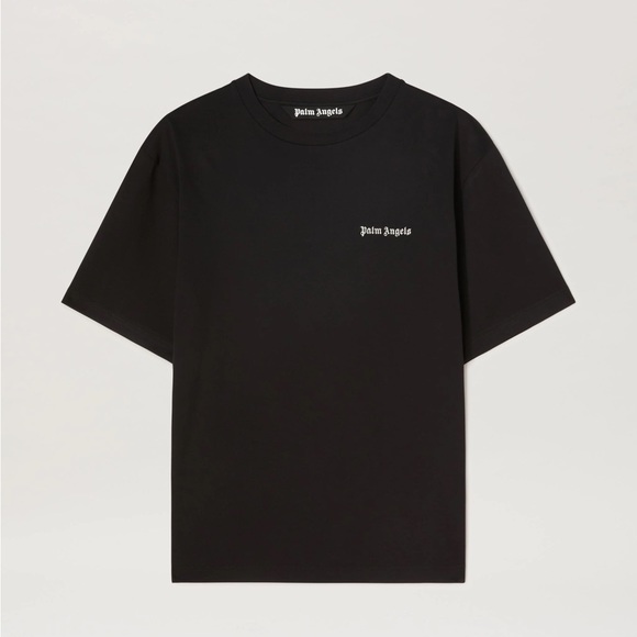 Black / White Palm Angels embroidered logo slim t-shirt - Picture 1 of 8